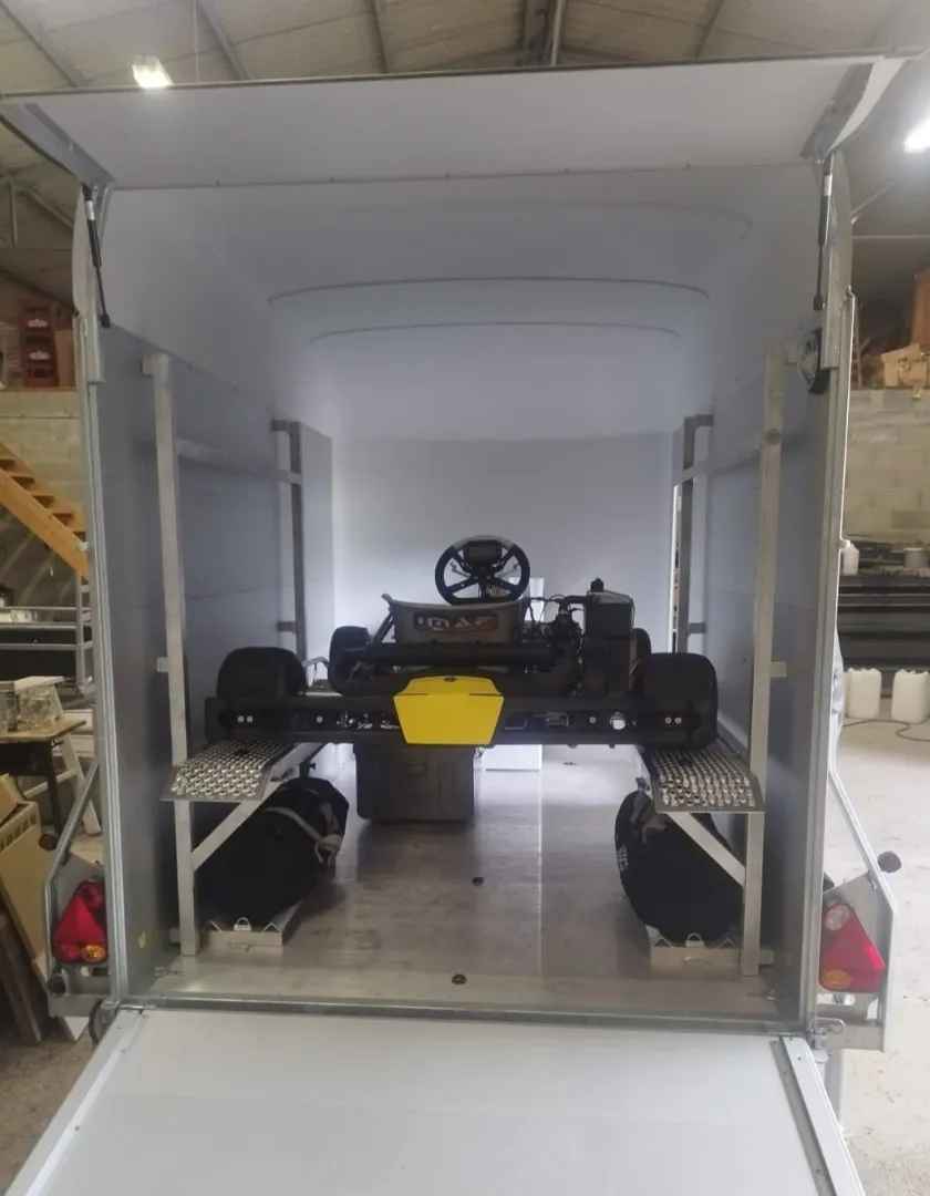 Autres à Peschadoires - Réalisation d'un aménagement de remorque pour le transport d'un kart. | AL Métallerie